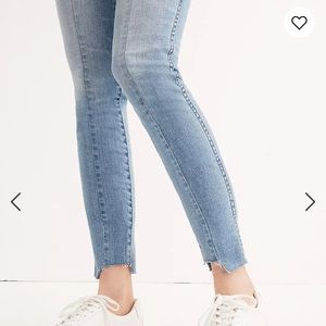 9" High-Rise Skinny Jeans: Seamed Step-Hem Edition